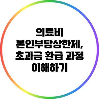의료비 본인부담상한제, 초과금 환급 과정 이해하기